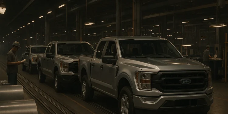 Ford stock tumbles 7% after report that Novelis plant fire will disrupt production